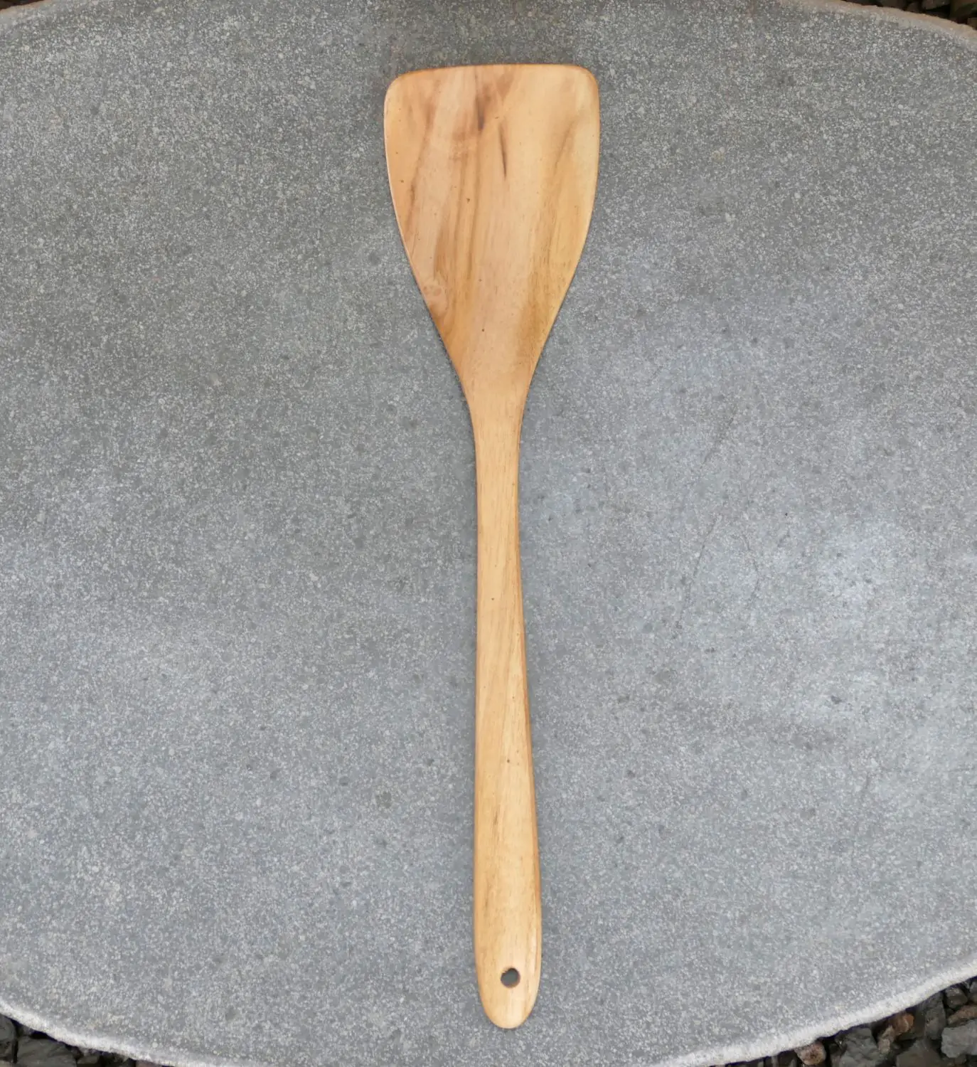  Product image 1 of the product “Wooden spatula, made of teak wood, 30 cm Length ”